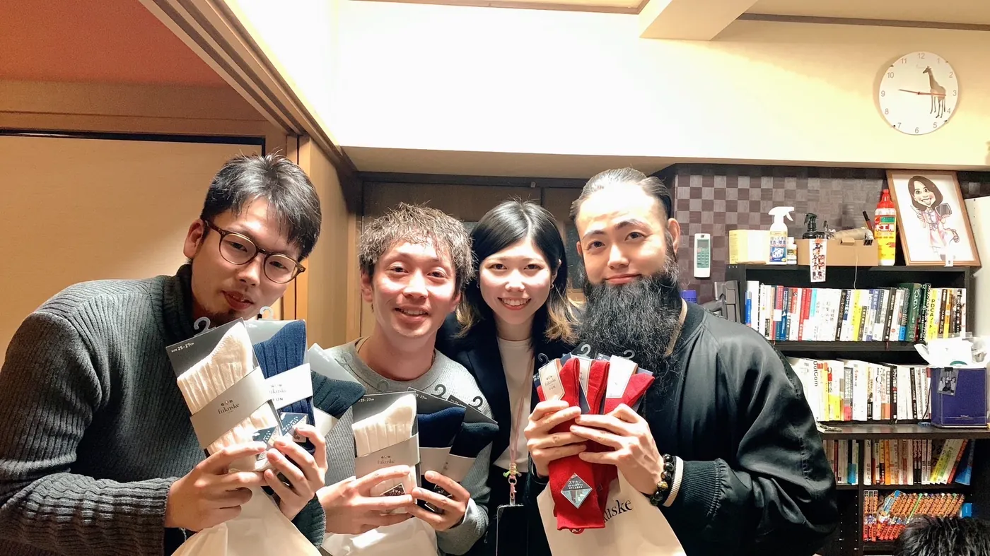 ゲーム企画を楽しむ参加者